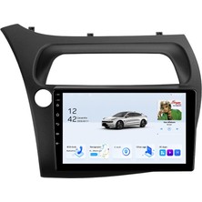 CarSmarT Honda Civic Android Multimedya (2006-2012) Carplay Android Auto Navigasyon Kameralı 8gb Ram 128GB