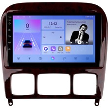 CarSmarT Mercedes S-Class Android Multimedya (1999-2005) Carplay Android Auto Navigasyon 10GB Ram 256GB Pro