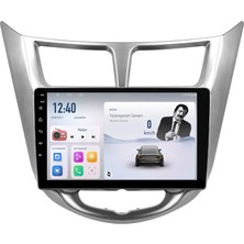 CarSmarT Hyundai Accent Blue Android Multimedya (2011-2019) Carplay Android Auto Navigasyon 6gb Ram 64GB