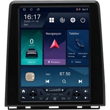 CarSmarT Renault Clio Android Multimedya (2020-2025) Carplay Android Auto Navigasyon Kameralı 8gb Ram 64GB