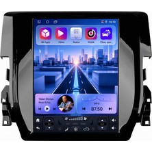 CarSmarT Honda Civic Android Multimedya (2016-2021) Carplay Android Auto Navigasyon Kameralı 8gb Ram 128GB
