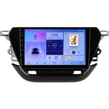 CarSmarT Opel Corsa Android Multimedya (2020-2024) Carplay Android Auto Navigasyon Kameralı 8gb Ram 64GB