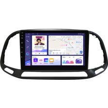 CarSmarT Fiat Doblo Panorama D4 Android Multimedya (2015-2021) Carplay Android Auto Navigasyon 8gb Ram 64GB