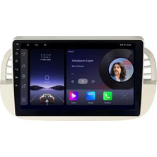 CarSmarT Fiat 500 Android Multimedya (2009-2015) Carplay Android Auto Navigasyon Kameralı 8gb Ram 64GB