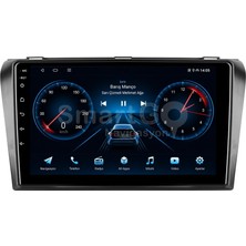 Smartgo Multimedya Mazda 3 2004-2009 Uyumlu 4gb Ram 32GB Hafıza Carplay Android Auto Destekli Multimedya