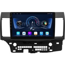 Smartgo Multimedya Mitsubishi Lancer Evolotion 2009-2017 Uyumlu 4gb Ram 32GB Hafıza Carplay Android Auto Multimedya