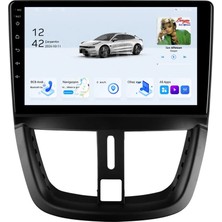 Smartgo Multimedya Peugeot 206+ 2010-2012 Uyumlu 4gb Ram 32GB Hafıza Carplay Android Auto Destekli Multimedya