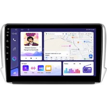 Smartgo Multimedya Peugeot 2008 2013-2019 Uyumlu 4gb Ram 32GB Hafıza Carplay Android Auto Destekli Multimedya