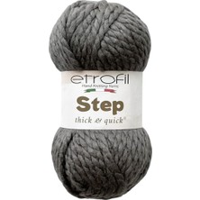 Etrofil Step Örgü İpi Antrasit %80 Akrilik %20 Yün 100g 60m (79054)