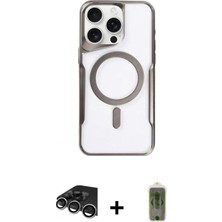 Marsilyan™- iPhone 14 Pro Max Kılıf Yadigar Klasik Özel Seri - Siyah Joko Magic 5d Hayalet Cam + Raze Metal Kamera Lens - Gs