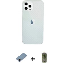Marsilyan™- iPhone 12 Pro Max Kılıf Nova Çizgi - Siyah Joko Magic 5d Hayalet Cam + Shine Kamera Lens Koruma Cam - Gı