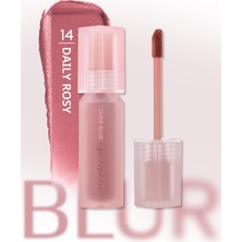 Gün Boyu Kalıcı Pürüzsüz Matlık Sunan Tint PERIPERA Over Blur Tint (014 Daily Rosy)