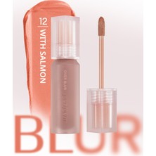 Gün Boyu Kalıcı Pürüzsüz Matlık Sunan Tint PERIPERA Over Blur Tint (12 With Salmon)