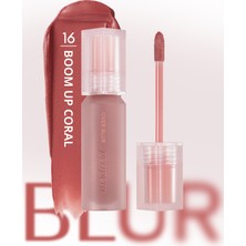 Gün Boyu Kalıcı Pürüzsüz Matlık Sunan Tint PERIPERA Over Blur Tint (16 Bloom Up Coral)