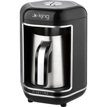 King Kısmet Pro K-607 Siyah Turk Kahve Mak.