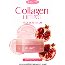 Sıkı Görünüm Sunan Çok Amaçlı Göz Çevresi Maskesi MISSHA Airy Fit Collagen Lifting Face&Eye Patch