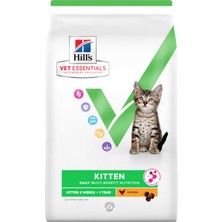 Hill's Vet Essentıals Multi-Benefit Tavuklu Yavru Kedi Maması 3kg /evcil Hayvan Göz Temizleme Mendili Hediyeli