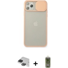 Marsilyan™- iPhone 11 Pro Max Kılıf Vadi Çizgi - Siyah Joko Magic 5d Hayalet Cam + Pers Alüminyum Kamera Lens - Sh