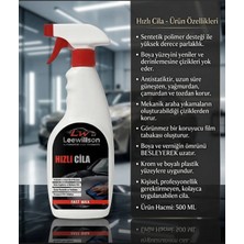 Hızlı Cila Spreyi - 500 ml - Araç Boya Koruyucu, Antistatik, Üstün Parlaklık ve Yenileyici Etki