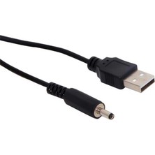 USB Kalın 3.5*1.35 Uç Adaptör USB To Dc Çevirici Kablo 3.5MMX1.35MM Jaklı Uçlu 1 Metre 3.5MMX1.35MM Jaklı Kablo 1 Metre USB To 3.5x1.35 mm Dc Jak Şarj ve Adaptör Kablo USB To Dc Çevirici Kablo