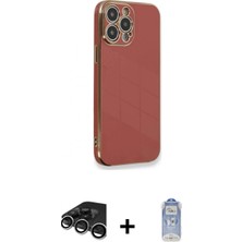 Marsilyan™- iPhone 15 Pro Kılıf Yankı Serisi - Siyah Joko Magic 5d Cam + Raze Metal Kamera Lens - Gs