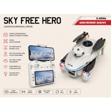 Atlt Atlantis L38 Skylıne Drone Uçak Dron 2.4ghz 3 Lens 360 Dere Engel Algılama Tek Tuş Iniş Kalkış 50X Zoom Optik Akış Konum Hover Elektrikli Kamera Beni Takip Et Modu Wıfı Fpv Canlı Yayın Fırçasız Motor