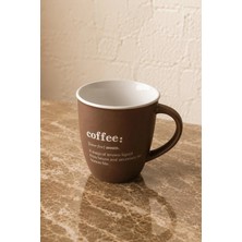 Kitchen Life Stoneware Coffee Mottolu Kupa 370 ml