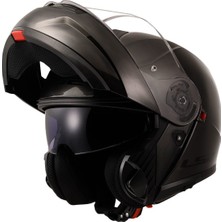 Çene Açılır Kask Ls2 Strobe 2 Mat Siyah Orjinal M