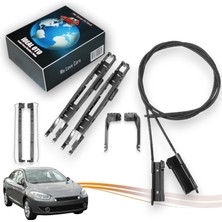 İdeal Otomotiv Renault Fluence Panoramik Sunroof Tamir Seti Sürgü Kızak Takımı Sol Sağ ve Sunroof Halatı Cam Tavan Tamir Kiti