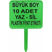 Mt Kırtasiye mt Açılı Saplamalı Bakliyatçı Etiketi Yeşil 10 Adet B.boy Yaz Sil