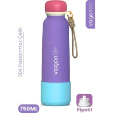 Vagonlife VGN-1106 750 ml Çelik Termos Mor