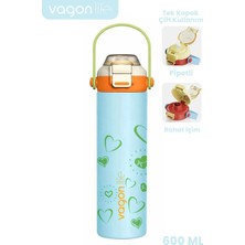 Vagonlife VGN-1110 600 ml Çelik Termos Mavi