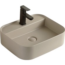 Lena EY-4720MK Mat Cappucino Tezgah Üstü Lavabo