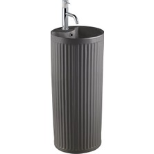 E-W310MF Mat Füme Monoblok Lavabo