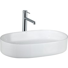 E-W1202 Tezgah Üstü Lavabo Parlak Beyaz