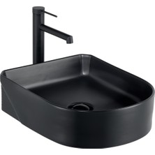 EH-5110MS Tezgah Üstü Lavabo Mat Siyah