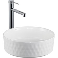 Lena E-W5001 Tezgah Üstü Lavabo Beyaz