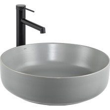 Lena E-W1201MG Tezgah Üstü Lavabo Mat Gri