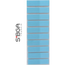 Sibga Tasarım Şeffaf Mavi Renkli Postit Post-It Post It. Kitap Ayracı Ayraç Postit Sticker Not Kağıdı 200 Yaprak
