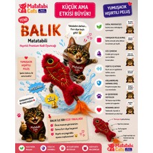 Matatabi Cats  Balık (Hışırtılı,çıngıraklı,matatabi Li,pelüş Oyuncak)