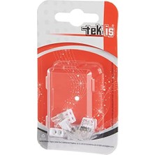 Aesco 5 Adet 2x2,5 mm Geçmeli Buat Klemens Şeffaf Model