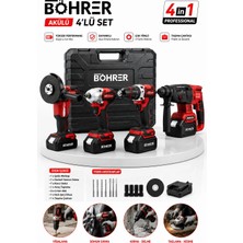 Böhrer BA011389 4 Makine Kombo Set 36V 5AH - 4 Batarya 1 Şarj Aleti