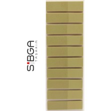 Sibga Tasarım Şeffaf Yeşil Renkli Postit Post-It Post It. Kitap Ayracı Ayraç Postit Sticker Not Kağıdı