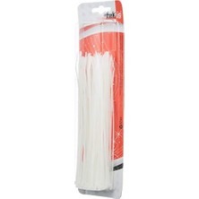 Aesco Kablo Bağı 200 x 2.5 mm 100 Adet Beyaz
