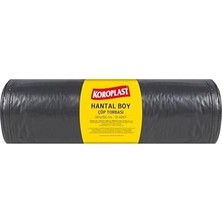 Aesco Endüstriyel Hantal Boy Siyah Çöp Poşeti 10'lu 100X150 Cm, Yırtılmaz & Sızdırmaz, Çift Katlı, Geri Dönüştürülebilir Çöp Torbası, Fabrika, Depo, Inşaat, Otel, Restoran, Hastane, Atölye