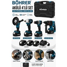Böhrer BA011391 4 Makine 3 Batarya 1 Şarj Aleti Akülü Set - 36V 5AH