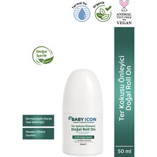 Baby Icon Baby İcon %100 Doğal Hassas Roll On Parfümsüz Ter Kokusu Önleyici Termal Su Katkılı