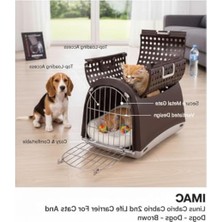 MarkEntegra Üstü Açılabilen Köpek Taşıma Çantası, Antrasit Rengi ve 50X32X34.5 cm Boyutları ile Kullanışlıdır.