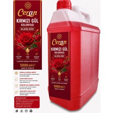 Ceran Kolonya Gülsuyu Kırmızı Gül 5 Litre