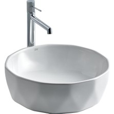 Lena E-2110 Tezgah Üstü Porselen Lavabo